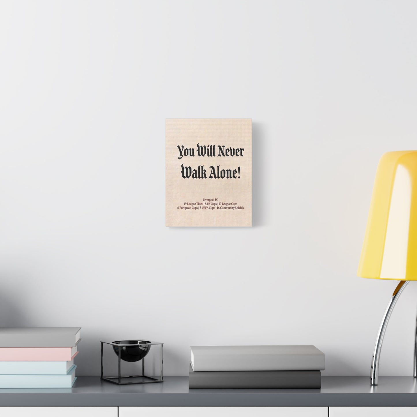Liverpool 'You Will Never Walk Alone' Match Day Canvas Print